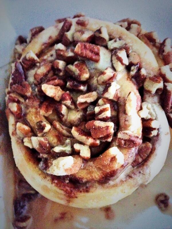 Pecan and Maple <a href="/Cinnabon/">Cinnabon</a> from #LondonTrocadero. #darngood