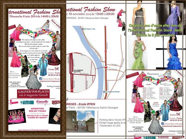RobesdException's tweet photo. @RobesdException #defile#robe#international#fashion#show#spectacle#lot#08#juin http://t.co/j0efEJRw7l