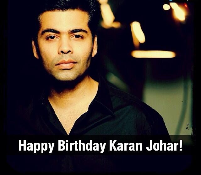 Happy Birthday Karan Johar 