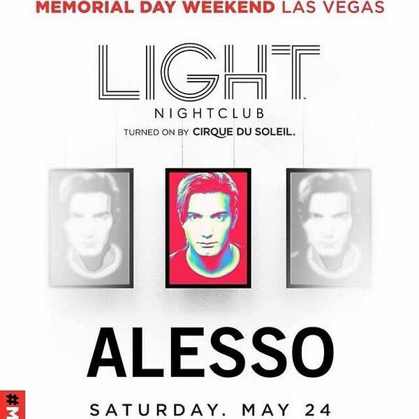 LightnDaylight's tweet photo. Alesso will be performing tonight at LIGHT! #MDW2014!For Guestlist and Table Reservations Text: (702) 524-6614 #Vegas http://t.co/o9WtMThewe