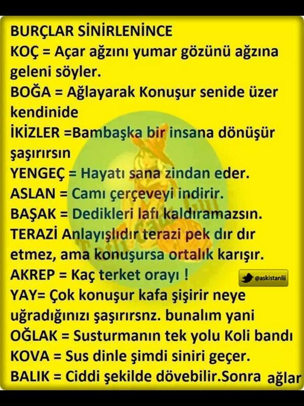 KzVildan's tweet photo. Burçlar sinirlenince http://t.co/eF9wamQ1dv