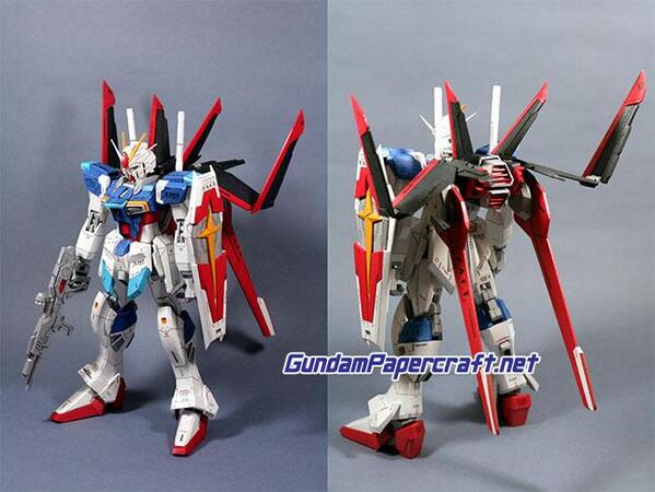 Gundam Pepakura on Twitter: "Papercraft ZGMF-X56S Force Impulse ...
