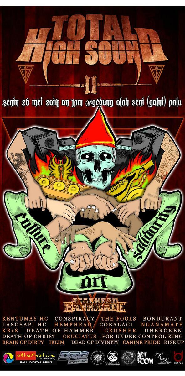 'Culture Art Solidarity' (<a href="/TOTALHIGHSOUND/">T.H.S official </a> ) Cc: <a href="/TERKAMarea/">TERKAMarea</a> <a href="/RUMAHABANKstore/">R.A.store</a> <a href="/Palu_DM/">Palu Death Metal</a> <a href="/DTGPALU/">DTG PALU</a> <a href="/IndiePalu/">INDIE PALU</a> #artroom