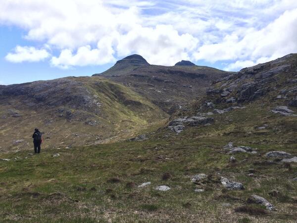 chloriteclayre's tweet image. Coire Dubh summer mapping project #UniversityofGlasgow #Volcano #Palaeogene #Torridonian