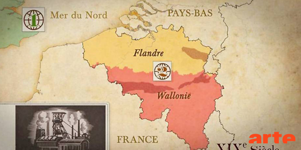 ARTEfr's tweet photo. Les tensions linguistiques &amp; économiques auront-elles raison de l'unité de la #Belgique ? http://t.co/3TAIrMdzJV http://t.co/goqzHKByhT