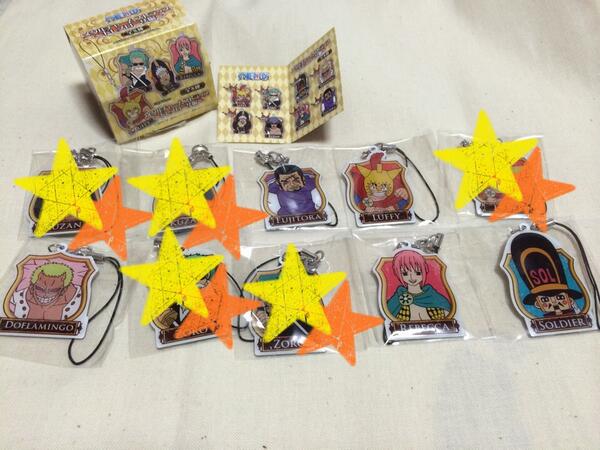 つゆり グッズ取引 ワンピース メタルチャームストラップ ドレスローザ編のルフィ 藤虎 レベッカ 片足の兵隊 ドフラミンゴを定価 送料でお譲りします まとめての方を優先させていただく場合がございますが お気軽にお声がけください Http T Co