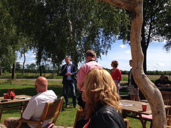 VVVDeurne's tweet photo. Nu opening @NatuurpoortPeel op prachtige plek. Fam vd Eijnden heel veel succes! http://t.co/HpUSnXpzLl