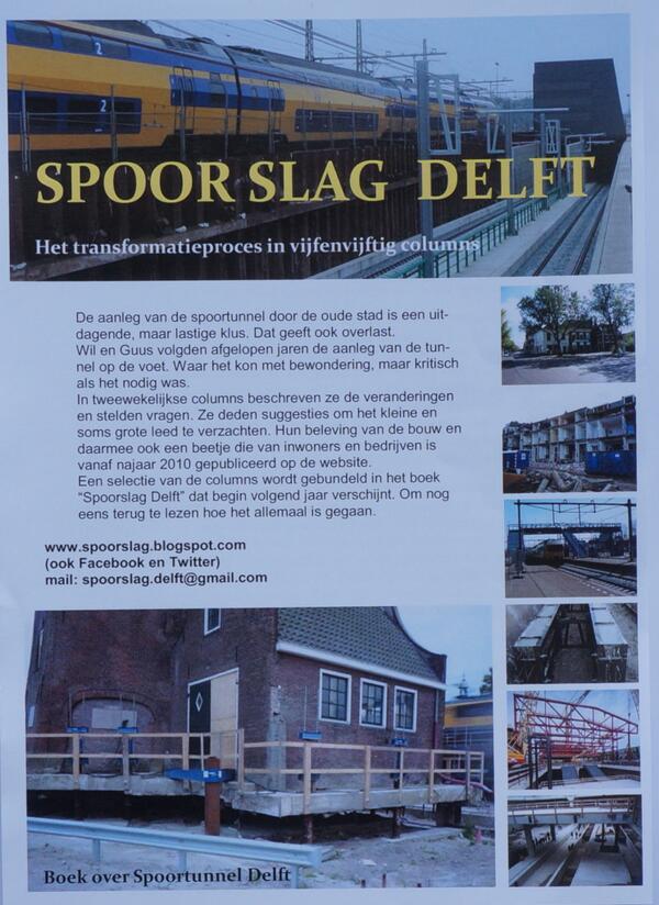 RT <a href="/spoorslagdelft/">spoorslag.delft</a>: Dag van de Bouw: veel belangstelling voor boek spoortunnel Delft, va begin 2015 in boekhandel