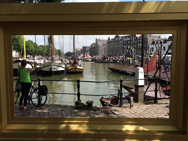Een foto maken om in te lijsten ;-) #Dordrecht #dis14 #dordtinstoom