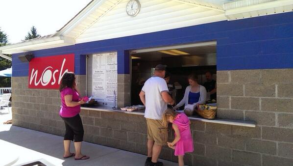 CommSwimClub's tweet photo. New Snack Bar doing work. Come to the #nosh http://t.co/uCgEsNe9zT