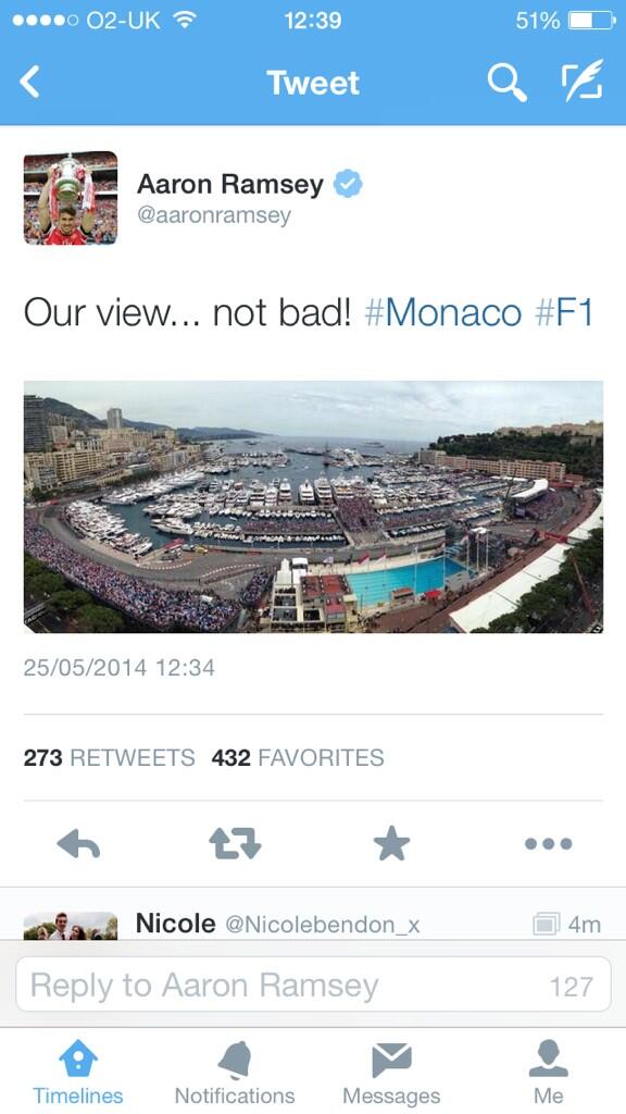 MikeH0llister's tweet image. @Jamiehuwroberts you and @aaronramsey had a welsh trip out? #sameview