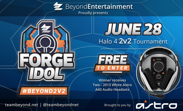 PlayBeyond's tweet image. We recently announced our next Halo 4 2v2 Tournament! Sign up! 

teambeyond.net/Halo
