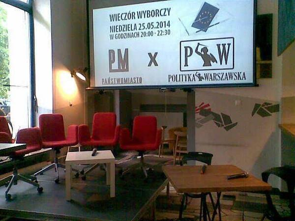 Wieczór wyborczy w <a href="/PANSTWOMIASTO/">PAŃSTWOMIASTO</a> z <a href="/Polityka_WAW/">Polityka Warszawska</a> - wpadnijcie po 20:00! Czekamy na Was :)