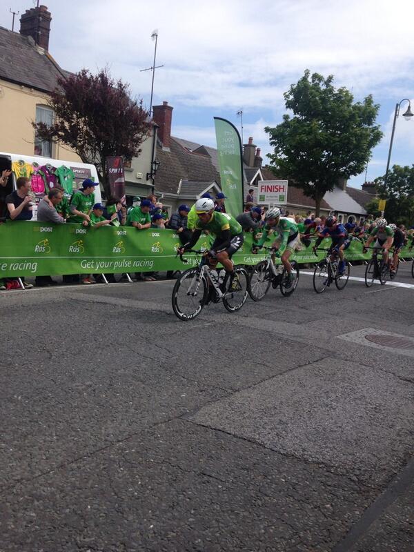 John Rory and Ronan through the first lap !! Come on boys !!