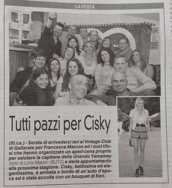 ciskyna7's tweet photo. Tutti pazzi per Cisky #ancoraunanno insieme @unendoyamamay http://t.co/xbrkdualqL