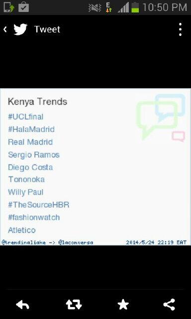 lillian_muli's tweet photo. #fashionwatch trended again last night cming up #MeetmeatFAFA with @AnnabelOnyango @CarolOdero @IanMbugua @burale1 http://t.co/7MH338EHtl