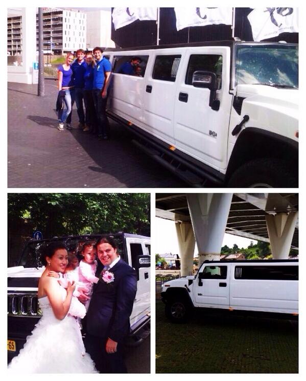 Gister mooi bruiloften gereden. Ook hebben we prijswinnaars van radio 100%NL naar de Toppers gebracht.