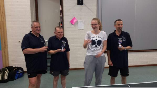 Vandaag open rosmalen tafeltennistoernooi gehad i.v.m 50 jarig bestaan! Nieuwe aanmeldingen Van klein naar groot (s).
