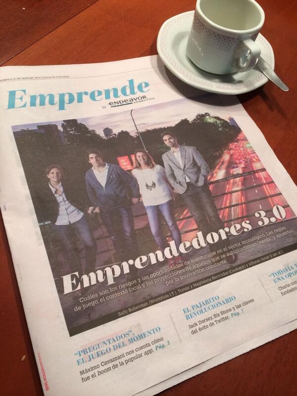 EndeavorArg's tweet photo. #EmprendebyEndeavor en La Nación de hoy con @tomastimes @SallyBuberman @alfiv_ @mrozenfarb @msfrascaroli @GerDyz http://t.co/fG40TvSoL7
