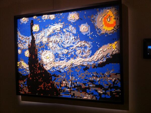 JeriMahon's tweet image. Finally made it to the fantastic #ArtoftheBrick @Ambassador_Dub. 
#InBits