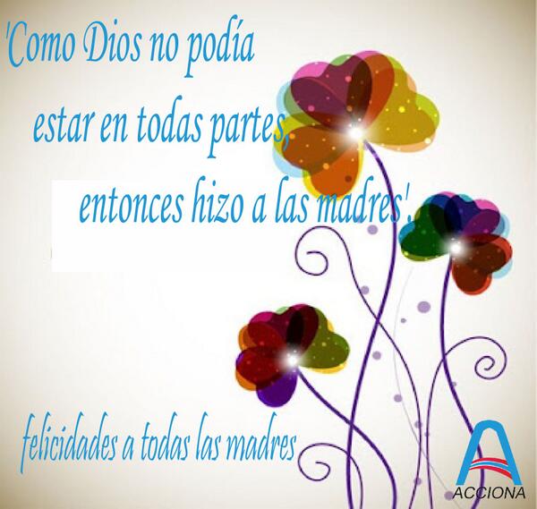 AccionaRD's tweet photo. Gracias a todas las madres y felicidades en su día. #accionard #felicidadesMAMA http://t.co/MOIwxXuvL7