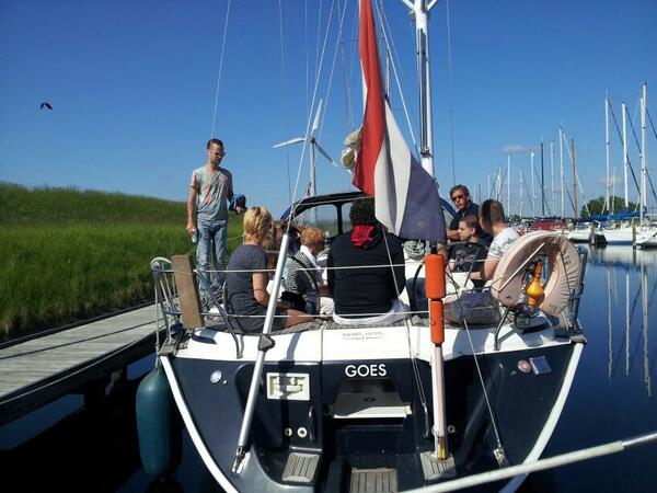 "<a href="/veldkampcrew/">Veldkamp Produkties</a>: Jaarlijks voorjaar personeelsuitje! Heerlijk varen op de Oosterschelde! Super leuke dag gehad!