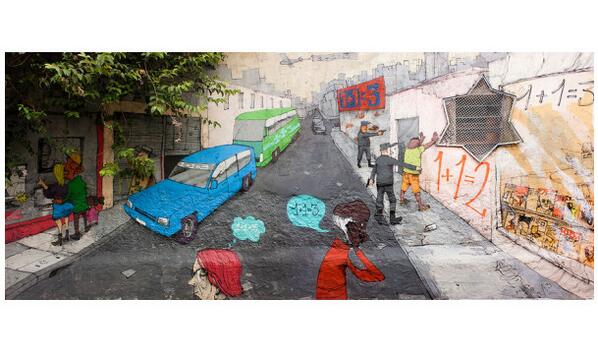 scharlab's tweet image. The street art of Paulo Ito—The Brazilian artist whose World Cup work just went viral. bit.ly/1kAlUVy