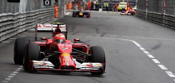 ScuderiaFerrari's tweet photo. #FerrariMONGP Quarto posto per Fernando, giro veloce per Kimi #ForzaFerrari http://t.co/dX8fUAi0i6 http://t.co/jdfEkgh75H