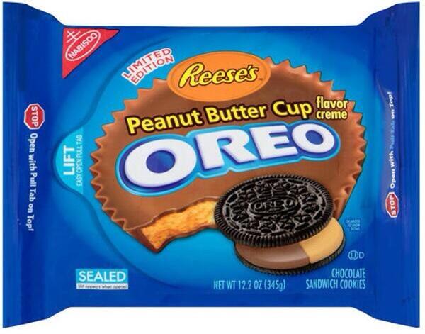 We did it, everybody. Reese's Peanut Butter Cup Oreos. High fives all around. mobile.walmart.com/ip/Nabisco-Ree…