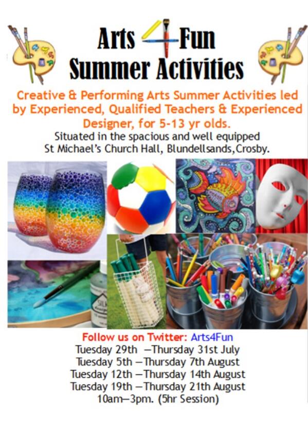 Arts4Fun's tweet image. #Getarty #summerschool