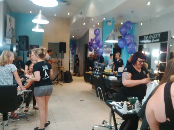 At The Artists Salon &amp; Spa supporting Belinda's Place! #pamperyourself! #style4Acause