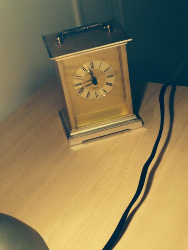 The shit things parents put in your room when you have moved out #carriageclock