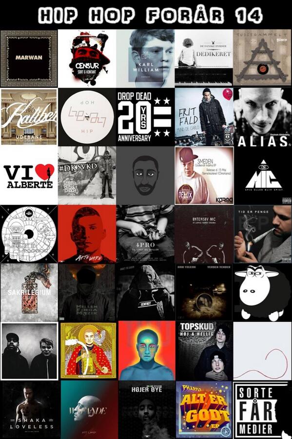 Hip Hop Forår 2014 | indtil videre over 30 hip hop og Urban udgivelser i år