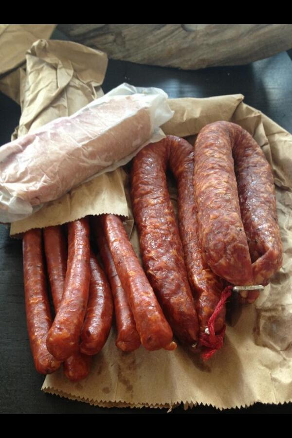 natcampbell's tweet photo. Weekly meat pickup, meat-butter included. @TwoRiversMeats #meatcandy http://t.co/E2oVLY0OUm