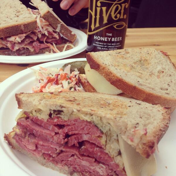 @MontysDeli the 'Reuben', a pastrami sandwich of biblical proportions 🙌 you guys win!