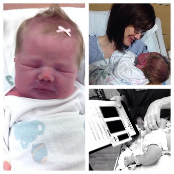 kdubarchery's tweet photo. I'm the #luckiestmanalive. So happy to be apart of this. 8.3# 21" Mom and Baby are doing well. Now we need a name! http://t.co/NdcfdbAR9j