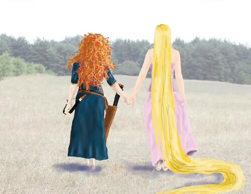 Rapunzel_WD's tweet photo. @Merida_WD :) http://t.co/AVAMtTCXYs