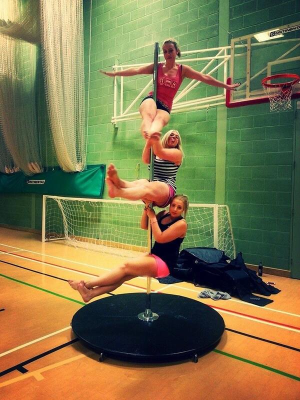 Ucb_pole's tweet photo. Fun in class with @HollyHolderX @Sammi_esx . Make sure you get involved in September guys ! http://t.co/tJordVVcLZ