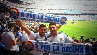JavierRuizCriad's tweet photo. HALA MADRID!! La mejor experiencia de mi vida ayer vivida en el Bernabeu y luego en Cibeles!! Es único e irrepetible! http://t.co/yC3bcoi1PH