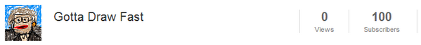 GottaDrawFast's tweet image. 100 subscribers already! Thank you everyone! #TeamYoutubatron
