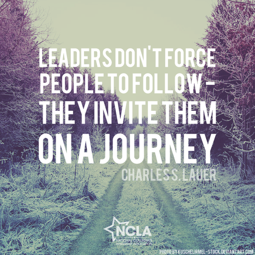 Fivedeg's tweet photo. Would you rather be forced to follow, or invited to join in on the journey? #leadership http://t.co/sefqIFpmTu