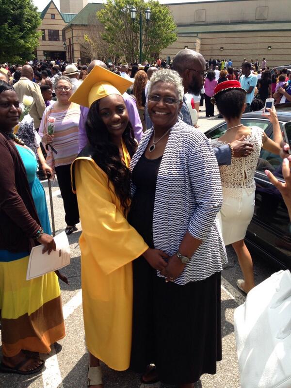 Proud grandmother of Kayla Hopkins <a href="/Gwynn/">Gwynn</a> Park HS graduation