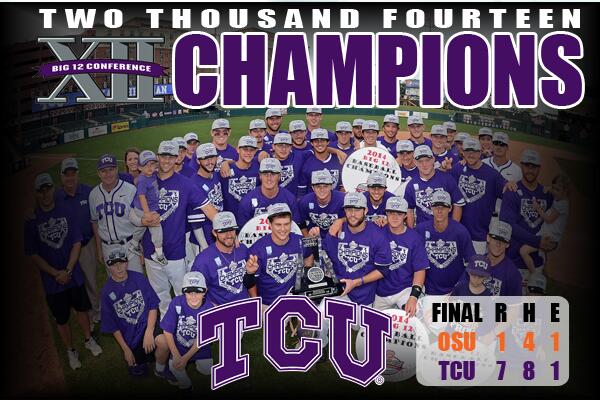 TCU_Baseball's tweet photo. Champions! http://t.co/T5ghVBkI8X