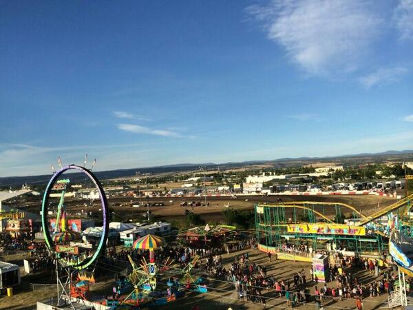 Heat races from the Ferris wheel. <a href="/sdspeedway/">Silver Dollar Speedway</a>   Thanks Lana