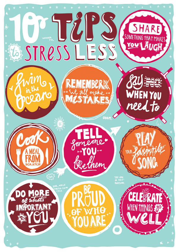 Idietitian's tweet photo. 10 Tips to Stress Less and Stop Over thinking http://t.co/PQgqXSIRJ3