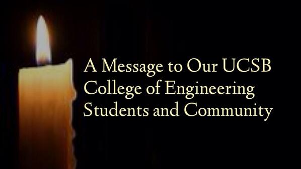 UCSBengineering's tweet image. A message to our UCSB College of Engineering students and community from Dean Rod Alferness engineering.ucsb.edu/news/770