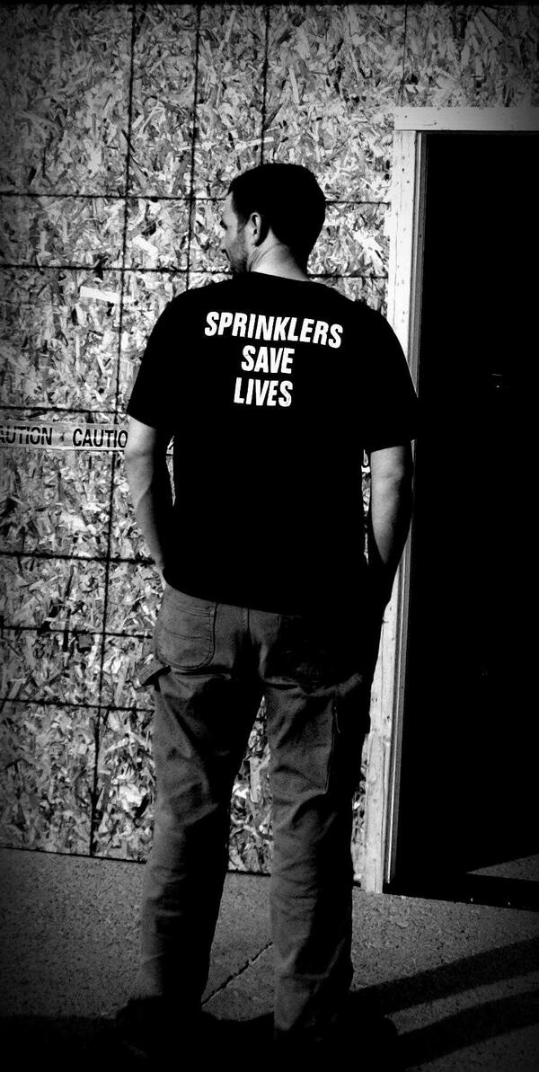 Knelangen's tweet image. My Man&amp;lt;3 #SprinklersSaveLives #Local853
