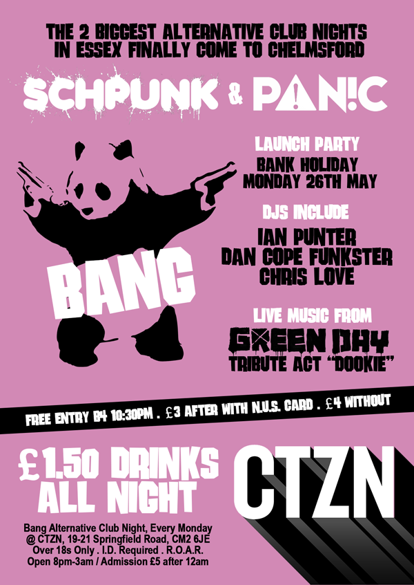 Tonight DJs <a href="/ianpunter_dj/">ian punter</a> <a href="/ChrisLoveDJ/">Chris Love</a> <a href="/shingodjc/">Dan Cope</a> + Live  <a href="/Gr33ndaytribute/">Dookie</a> bring you the best #alternative music