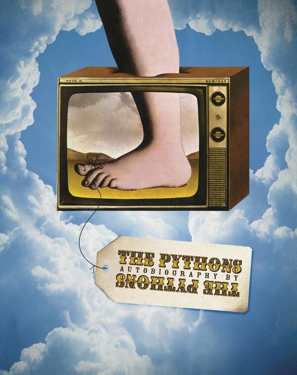 montypython's tweet image. THE PYTHONS' AUTOBIOGRAPHY BY THE PYTHONS has been reissued with a new cover by @orionbooks