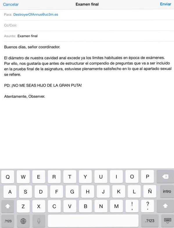 ObserverUC3M's tweet photo. MENSAJE CLARO Y CONCISO PARA LOS COORDINADORES http://t.co/vKu2EVzvd5